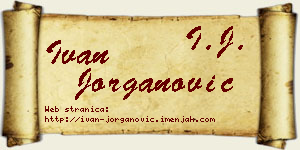Ivan Jorganović vizit kartica